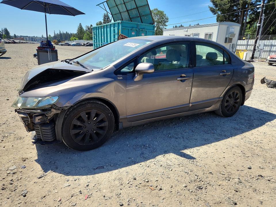 52418756 :رقم المزاد ، 19XFA16809E016021 vin ، 2009 Honda Civic مزاد بيع