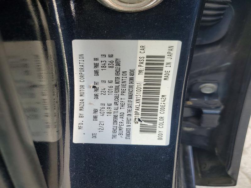 Продажа на аукционе авто 2022 Mazda 3, vin: JM1BPAKLXN1510018, номер лота: 53257636