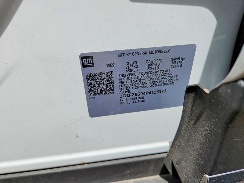 Aukcja sprzedaży 2023 Chevrolet Bolt Euv, vin: 1G1FZ6S04P4115373, numer aukcji: 50479626