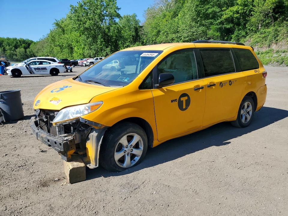 2016 Toyota Sienna მანქანა იყიდება აუქციონზე, vin: 5TDKK3DC4GS764014, აუქციონის ნომერი: 55364946