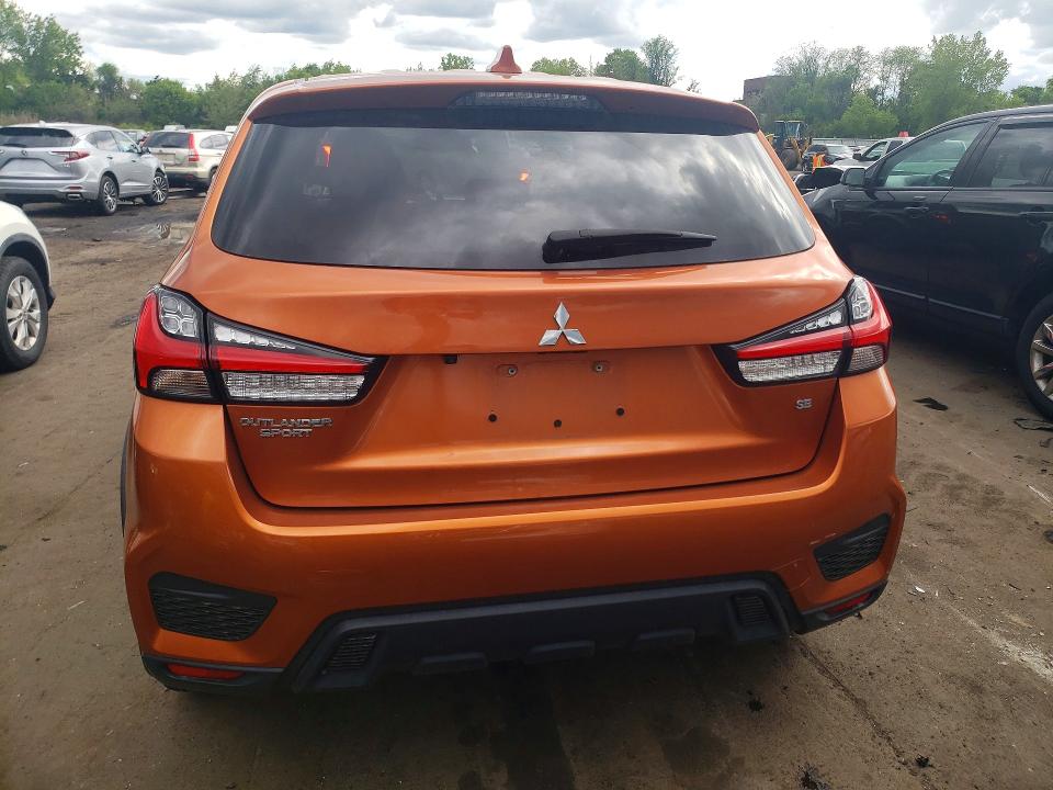 2022 Mitsubishi Outlander Sport მანქანა იყიდება აუქციონზე, vin: JA4APVAUXNU016019, აუქციონის ნომერი: 53581066