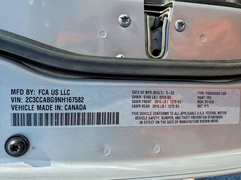 Aukcja sprzedaży 2022 Chrysler 300, vin: 2C3CCABG9NH167582, numer aukcji: 52123236