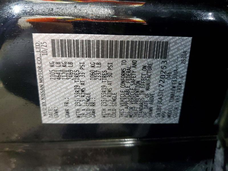 Aukcja sprzedaży 2026 Nissan Rogue, vin: 5N1BT3CA5TC720253, numer aukcji: 55435306