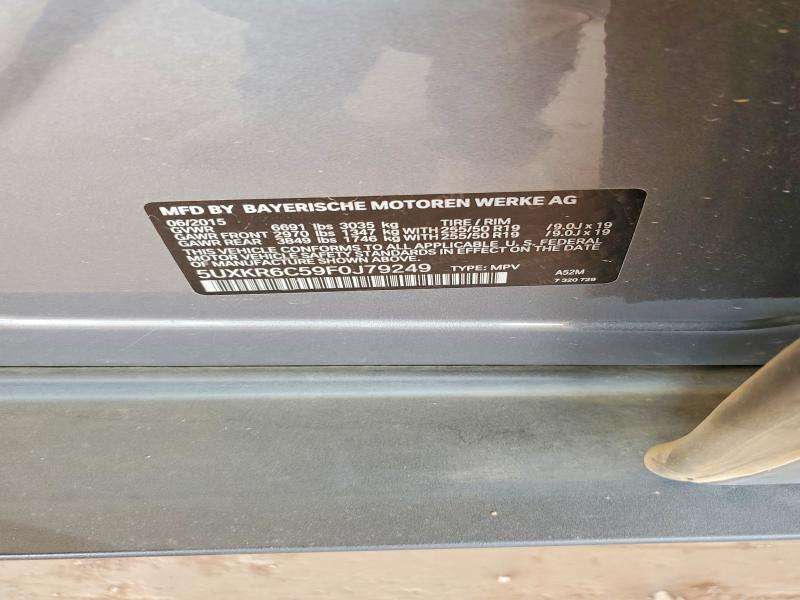 Aukcja sprzedaży 2015 Bmw X5, vin: 5UXKR6C59F0J79249, numer aukcji: 53541236