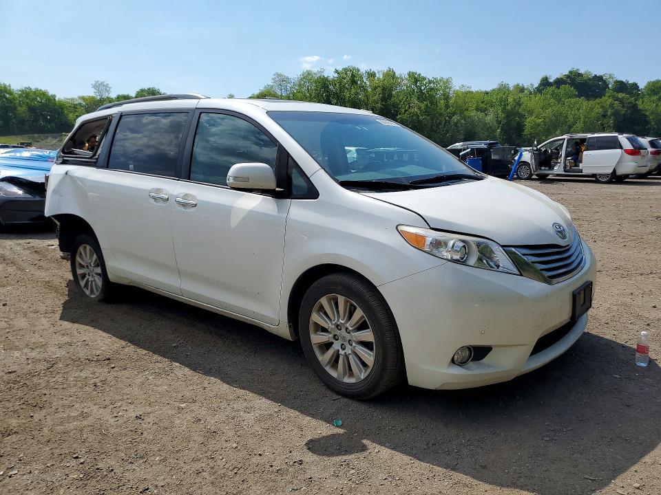 Aukcja sprzedaży 2013 Toyota Sienna, vin: 5TDDK3DC2DS058728, numer aukcji: 53995436