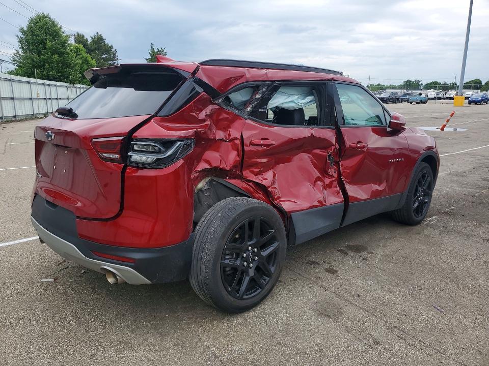 Продажа на аукционе авто 2023 Chevrolet Blazer, vin: 3GNKBDR43PS122801, номер лота: 52672386
