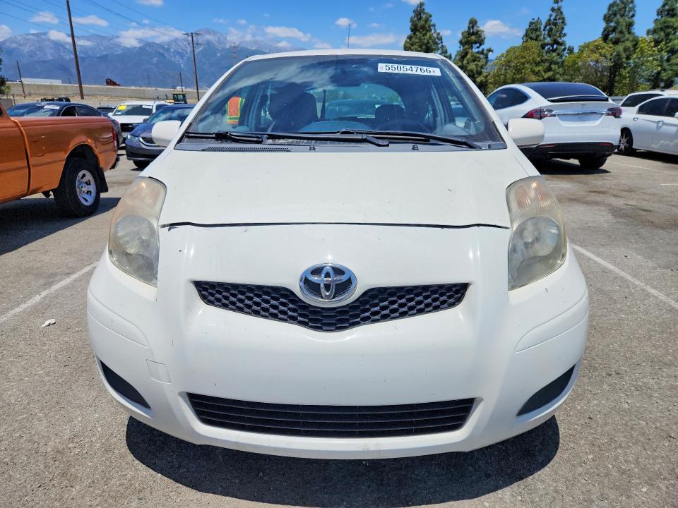 55054766 :رقم المزاد ، JTDJT4K31A5291168 vin ، 2010 Toyota Yaris مزاد بيع
