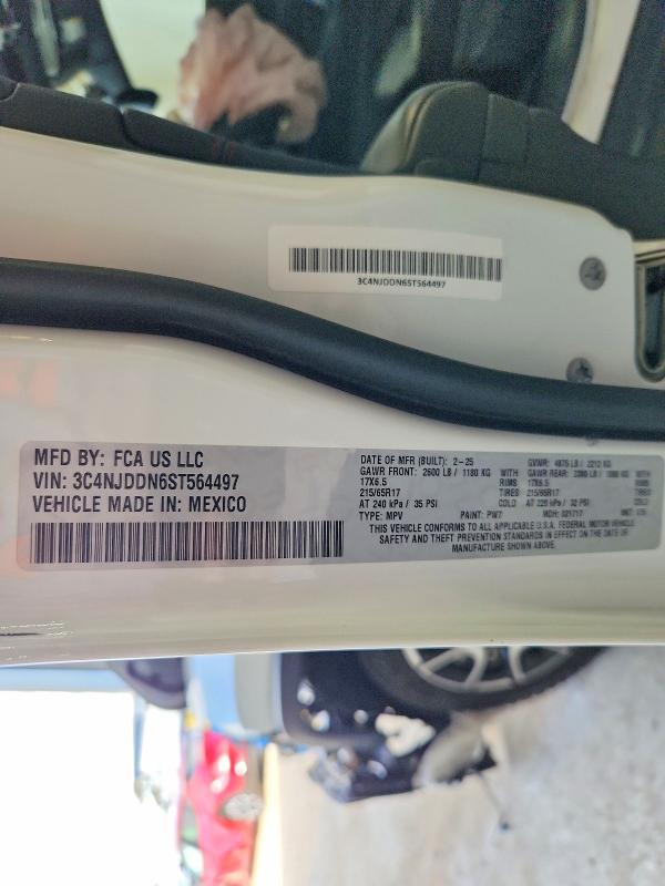 Продаж на аукціоні авто 2025 Jeep Compass, vin: 3C4NJDDN6ST564497, номер лоту: 53246076