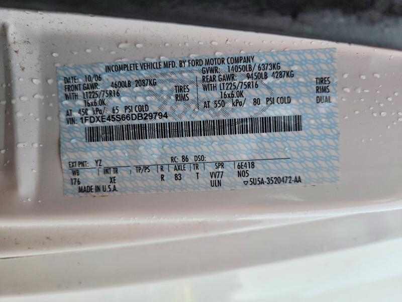 Aukcja sprzedaży 2006 Ford Econoline, vin: 1FDXE45S66DB29794, numer aukcji: 53056236