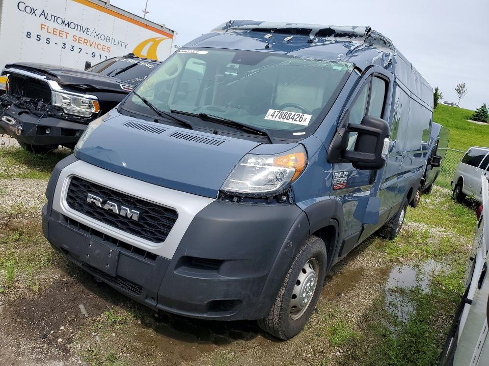47888426 :رقم المزاد ، 3C6MRVJG9ME535798 vin ، 2021 Ram Promaster 3500 مزاد بيع