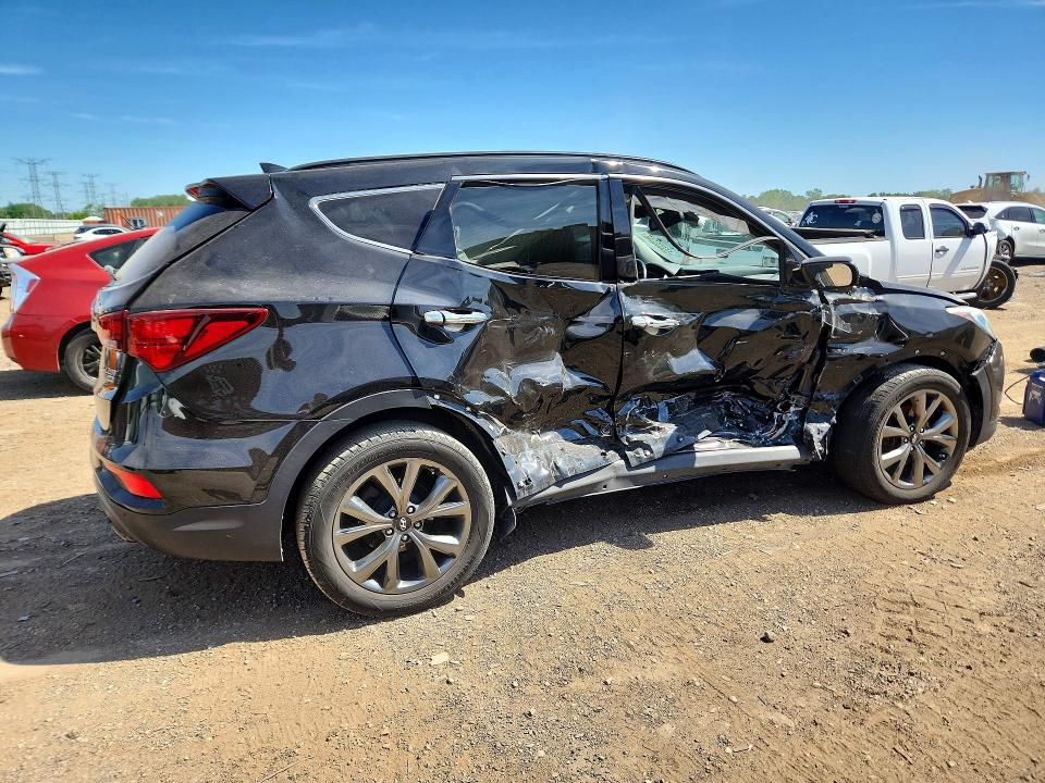 55006046 :رقم المزاد ، 5XYZWDLAXHG485562 vin ، 2017 Hyundai Santa Fe Sport مزاد بيع