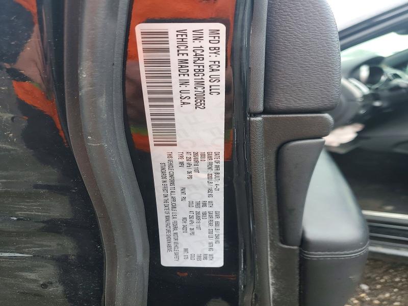 Продаж на аукціоні авто 2021 Jeep Grand Cherokee, vin: 1C4RJFBG1MC700552, номер лоту: 53291956