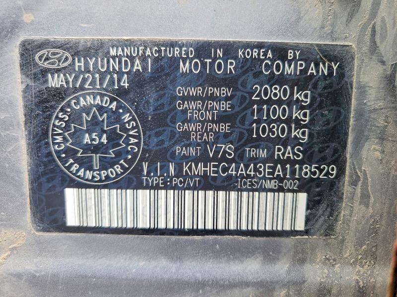 Продажа на аукционе авто 2014 Hyundai Sonata, vin: KMHEC4A43EA118529, номер лота: 51846386