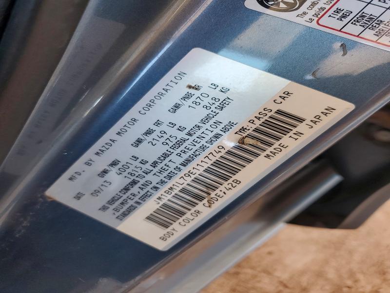 51871816 :رقم المزاد ، JM1BM1L79E1117749 vin ، 2014 Mazda 3 مزاد بيع