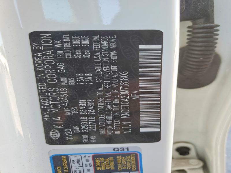 Aukcja sprzedaży 2021 Kia Seltos, vin: KNDETCA23M7181803, numer aukcji: 52176146