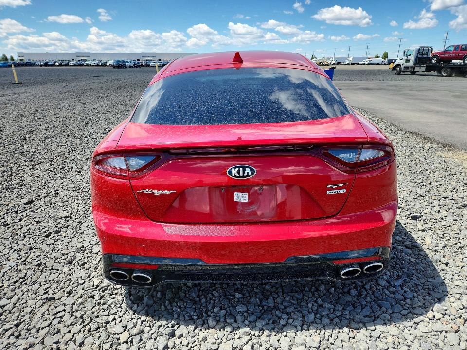 54258996 :رقم المزاد ، KNAE45LC7J6030086 vin ، 2018 Kia Stinger مزاد بيع