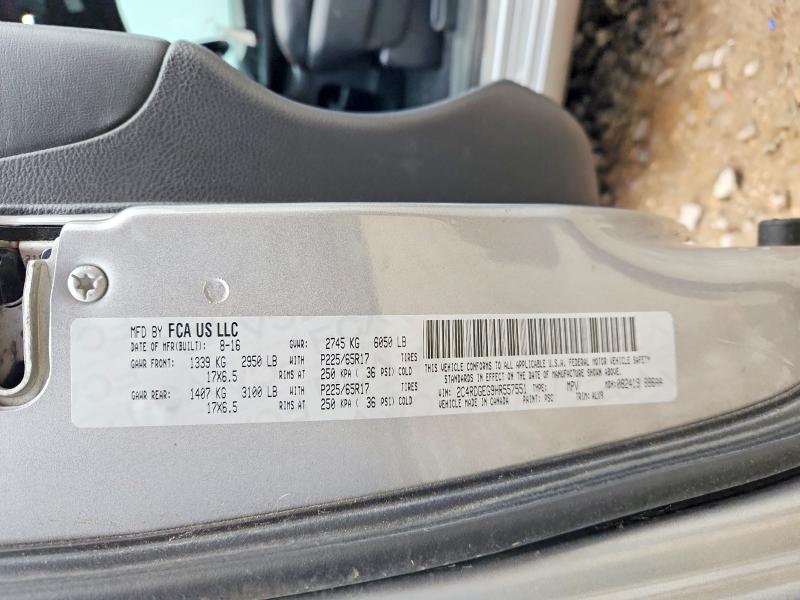 Auction sale of the 2017 Dodge Grand Caravan, vin: 2C4RDGEG9HR557551, lot number: 51618546