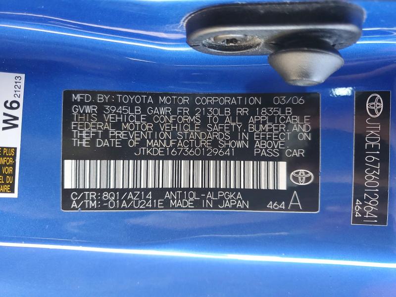 Продажа на аукционе авто 2006 Scion Tc, vin: JTKDE167360129641, номер лота: 52245876