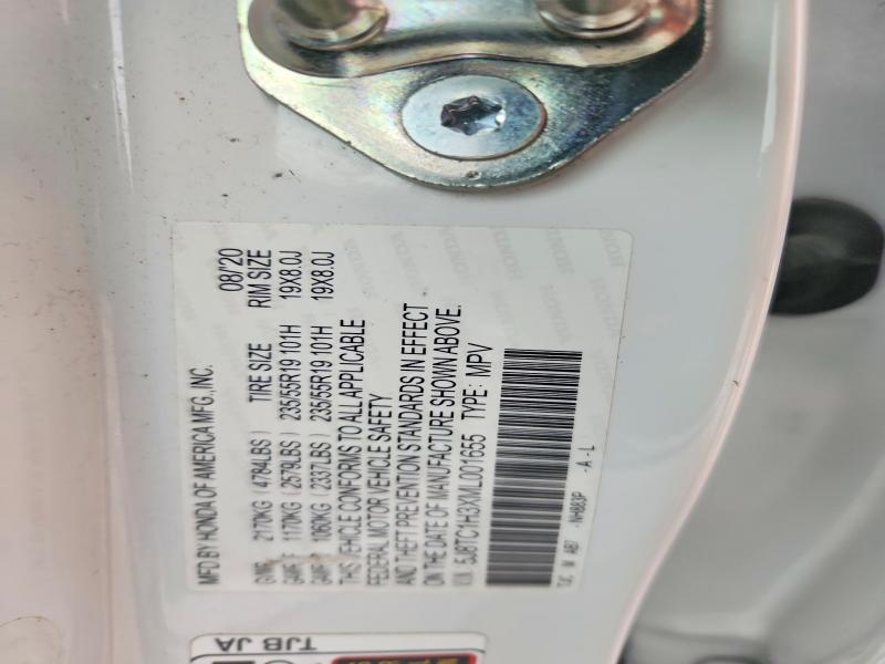 2021 Acura Rdx მანქანა იყიდება აუქციონზე, vin: 5J8TC1H3XML001655, აუქციონის ნომერი: 54207176