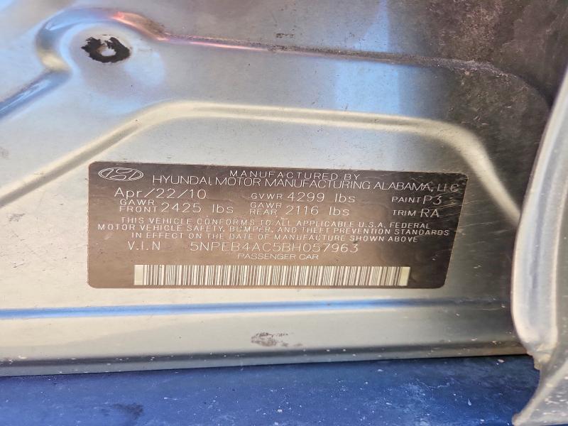 Продажа на аукционе авто 2011 Hyundai Sonata, vin: 5NPEB4AC5BH057963, номер лота: 53254966
