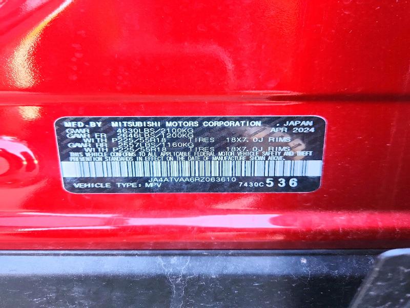 Продаж на аукціоні авто 2024 Mitsubishi Eclipse Cross, vin: JA4ATVAA6RZ063610, номер лоту: 54779026