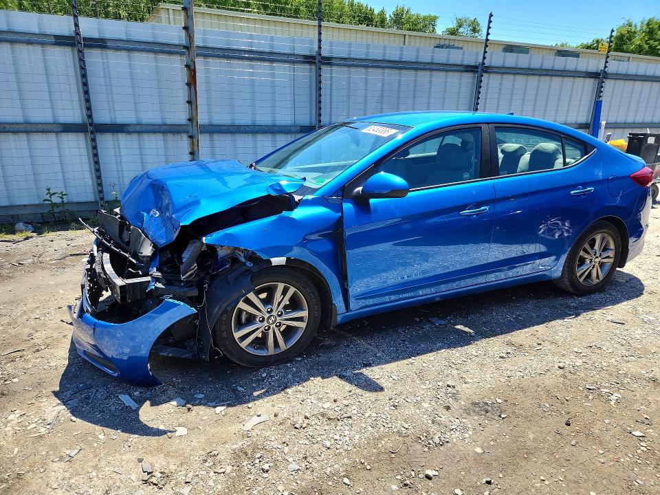 Продажа на аукционе авто 2018 Hyundai Elantra, vin: 5NPD84LF1JH357435, номер лота: 52453386