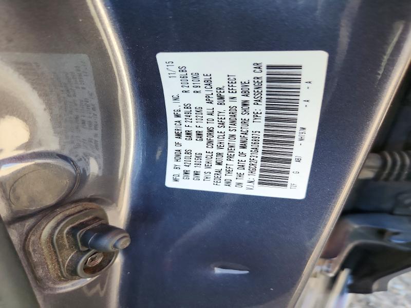 Aukcja sprzedaży 2016 Honda Accord, vin: 1HGCR2F31GA068975, numer aukcji: 54404926