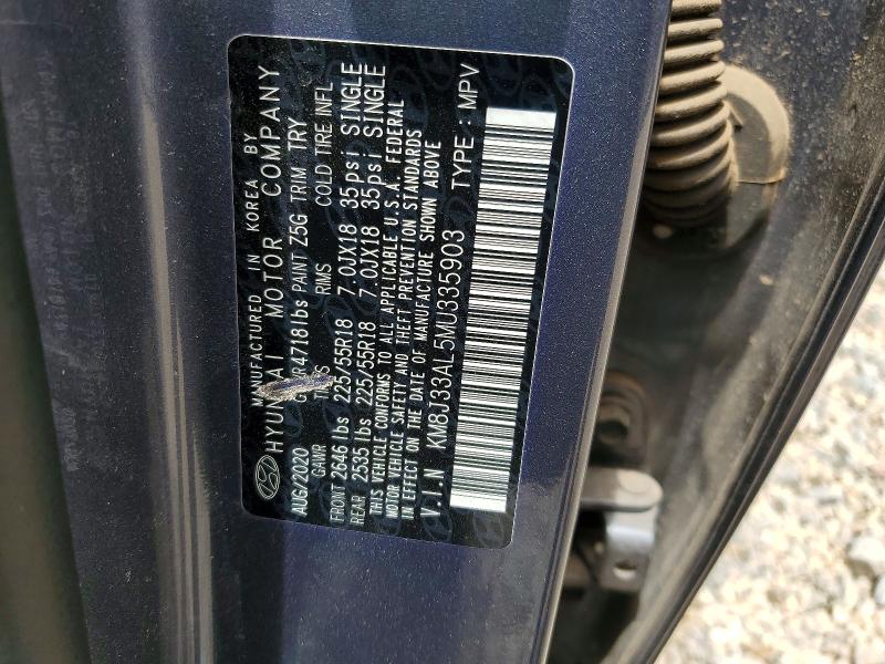 Aukcja sprzedaży 2021 Hyundai Tucson, vin: KM8J33AL5MU335903, numer aukcji: 52142126