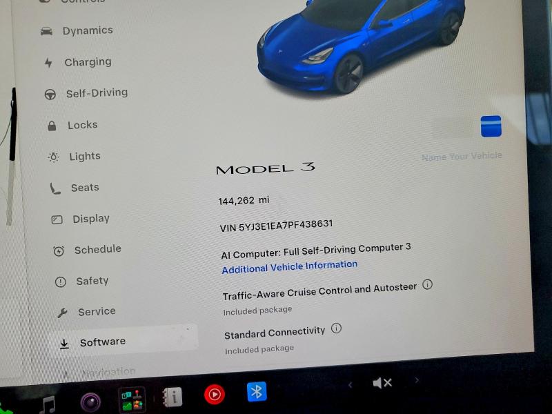 Продажа на аукционе авто 2023 Tesla Model 3, vin: 5YJ3E1EA7PF438631, номер лота: 54911786