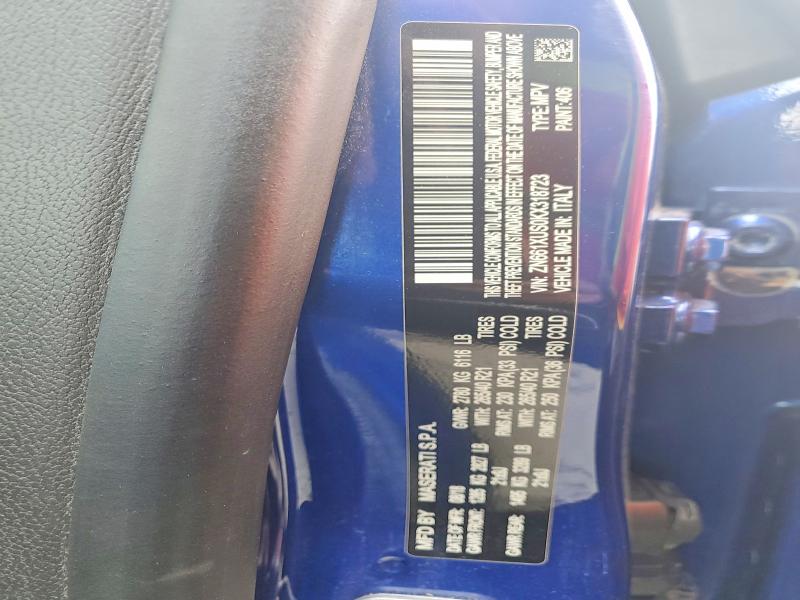 Aukcja sprzedaży 2019 Maserati Levante, vin: ZN661XUS0KX318723, numer aukcji: 53798906