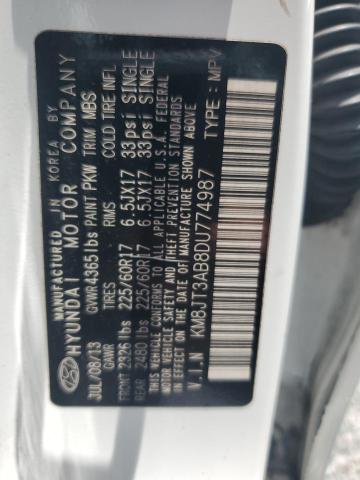 Продажа на аукционе авто 2013 Hyundai Tucson, vin: KM8JT3AB8DU774987, номер лота: 55058526