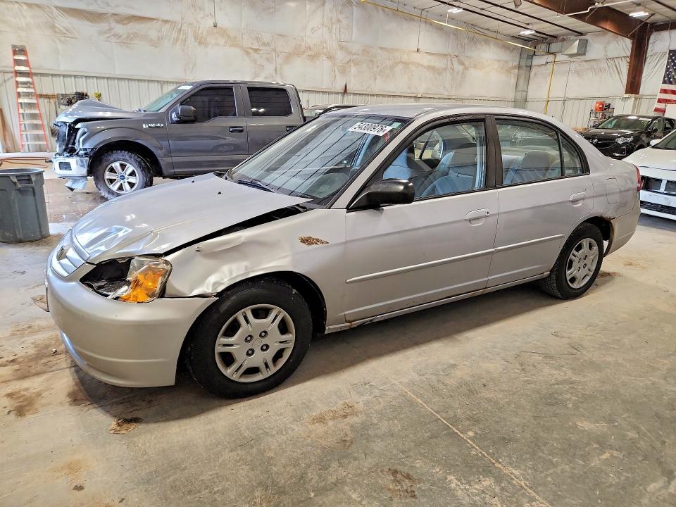 54300976 :رقم المزاد ، 1HGES16522L040091 vin ، 2002 Honda Civic مزاد بيع