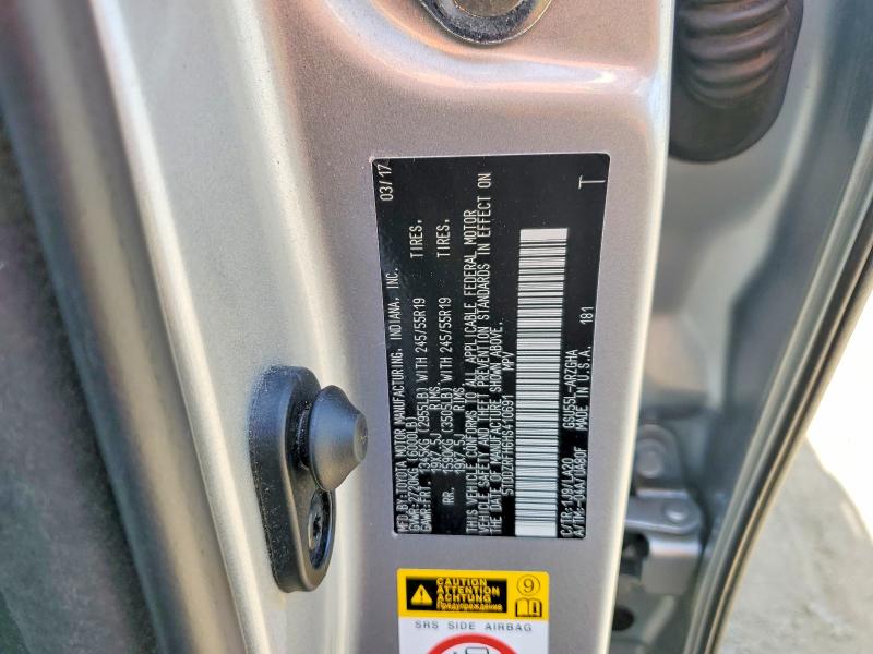 53447496 :رقم المزاد ، 5TDDZRFH6HS410691 vin ، 2017 Toyota Highlander مزاد بيع