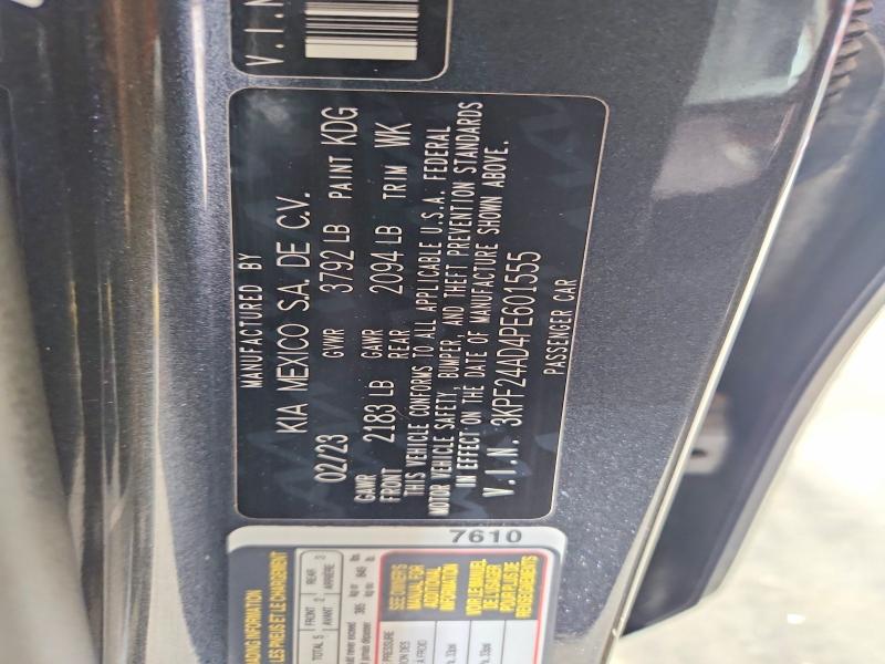 Продаж на аукціоні авто 2023 Kia Forte, vin: 3KPF24AD4PE601555, номер лоту: 52419876