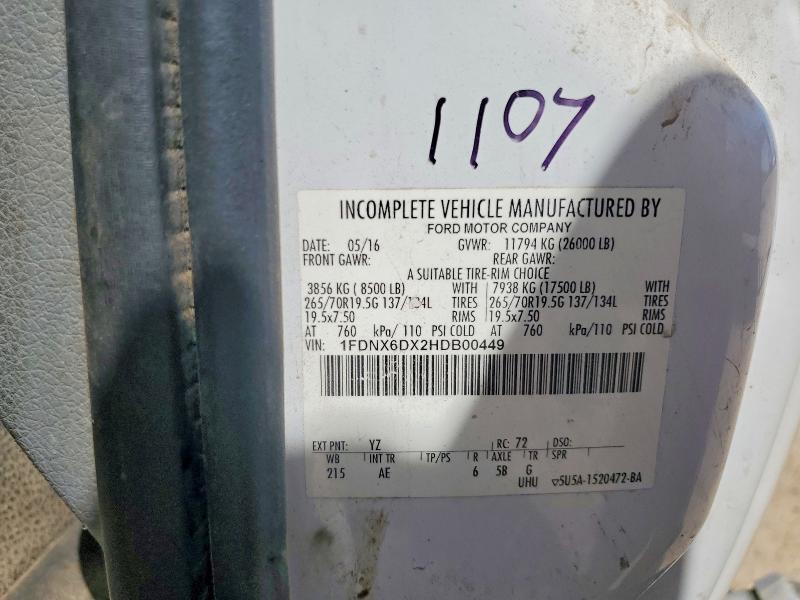 Продаж на аукціоні авто 2017 Ford F650, vin: 1FDNX6DX2HDB00449, номер лоту: 52535496