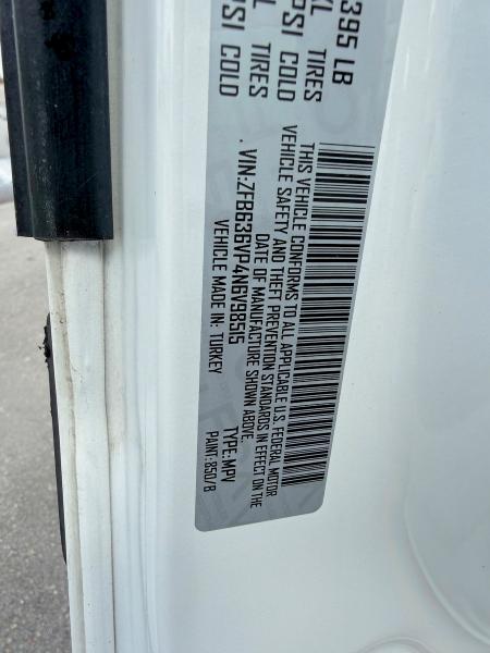 2022 Ram Promaster City მანქანა იყიდება აუქციონზე, vin: ZFB636VP4N6V98515, აუქციონის ნომერი: 53467276