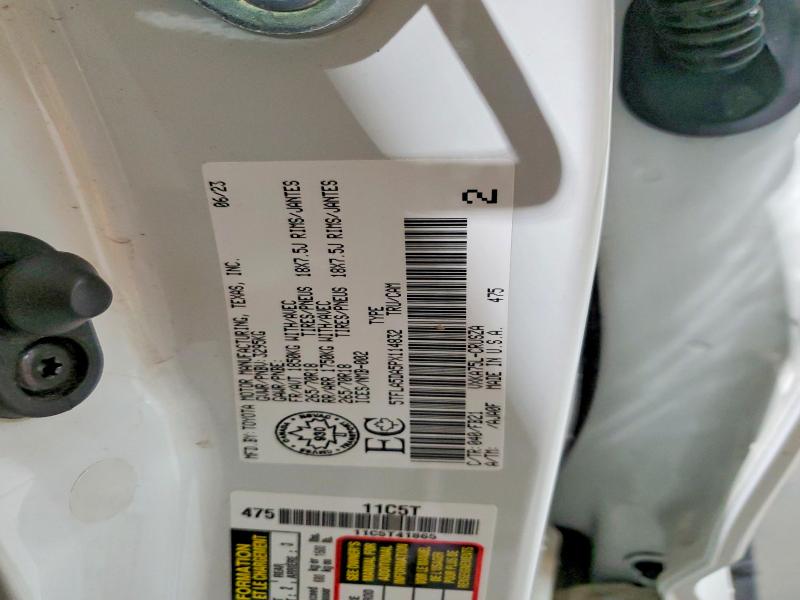 Aukcja sprzedaży 2023 Toyota Tundra, vin: 5TFLA5DA5PX114832, numer aukcji: 54076826