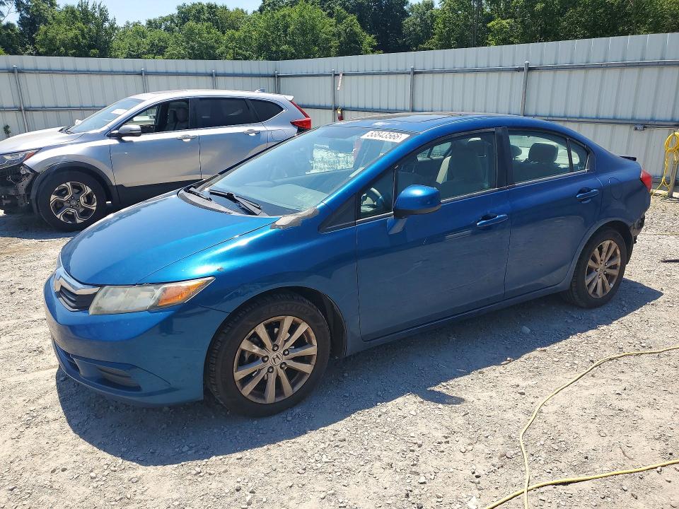 Продаж на аукціоні авто 2012 Honda Civic, vin: 2HGFB2F8XCH579383, номер лоту: 53843566