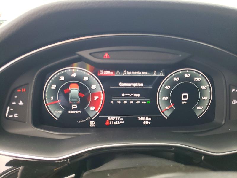 2021 Audi Q7 მანქანა იყიდება აუქციონზე, vin: WA1LXAF78MD021514, აუქციონის ნომერი: 53831496