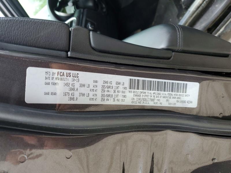 Продаж на аукціоні авто 2020 Jeep Grand Cherokee, vin: 1C4RJFBG9LC178087, номер лоту: 53520116