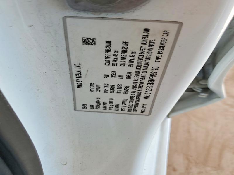 Aukcja sprzedaży 2021 Tesla Model 3, vin: 5YJ3E1EB8MF999120, numer aukcji: 53321696
