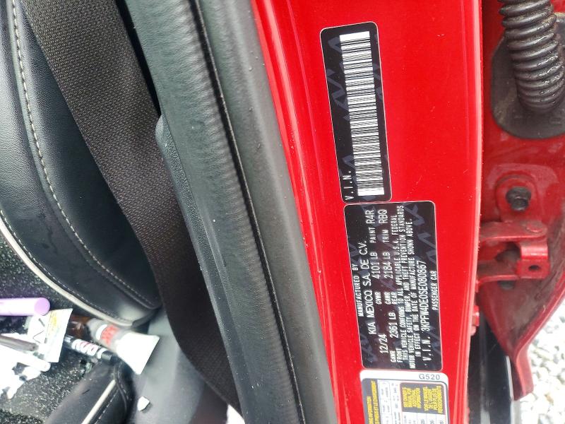 51822766 :رقم المزاد ، 3KPFW4DE0SE080867 vin ، 2025 Kia K4 مزاد بيع
