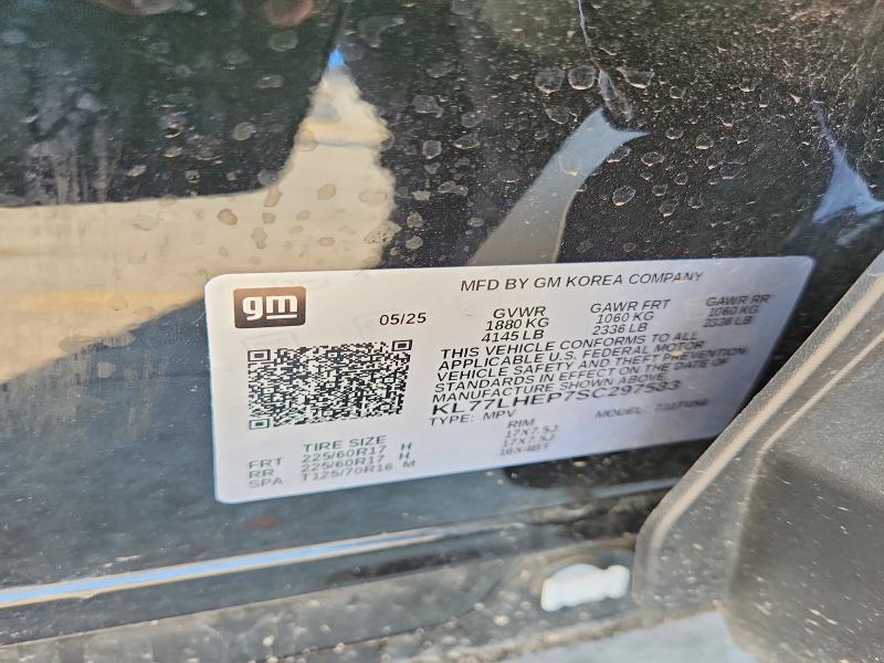 Aukcja sprzedaży 2025 Chevrolet Trax, vin: KL77LHEP7SC297583, numer aukcji: 54012326