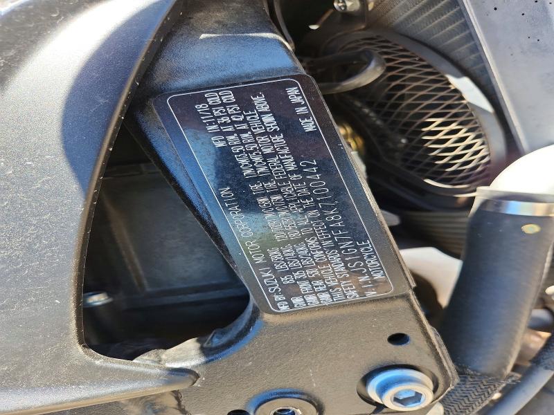 2019 Suzuki Gsx-r600 მანქანა იყიდება აუქციონზე, vin: JS1GN7FA8K7100442, აუქციონის ნომერი: 50581476