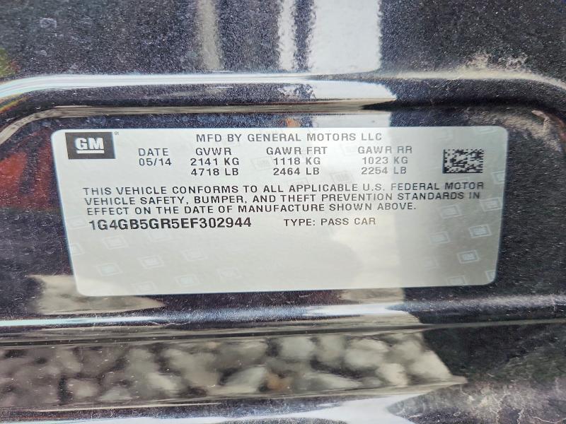 Aukcja sprzedaży 2014 Buick Lacrosse, vin: 1G4GB5GR5EF302944, numer aukcji: 54334886