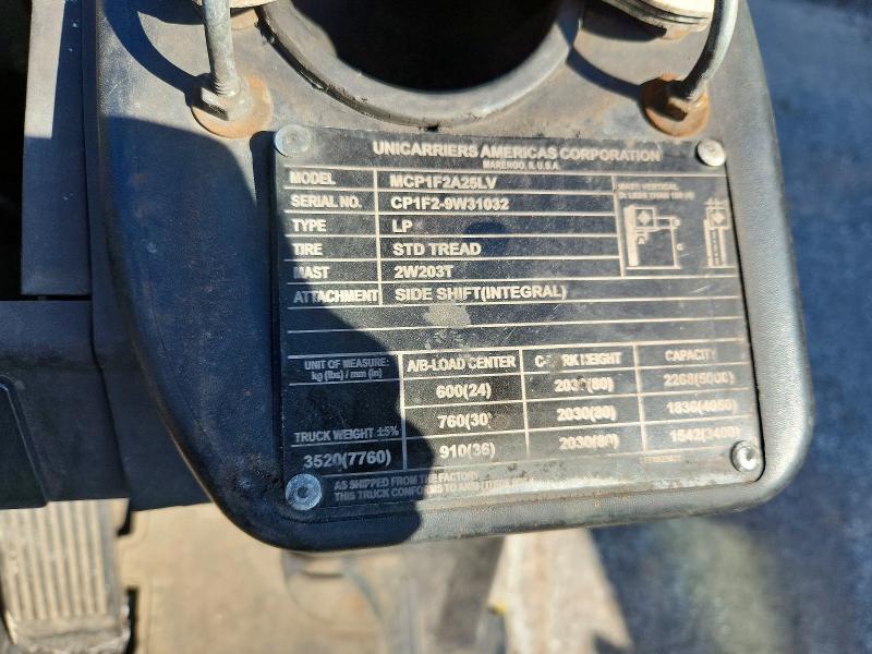 Продаж на аукціоні авто 2019 Unicariers Forklift, vin: CP1F29W31032, номер лоту: 52528996
