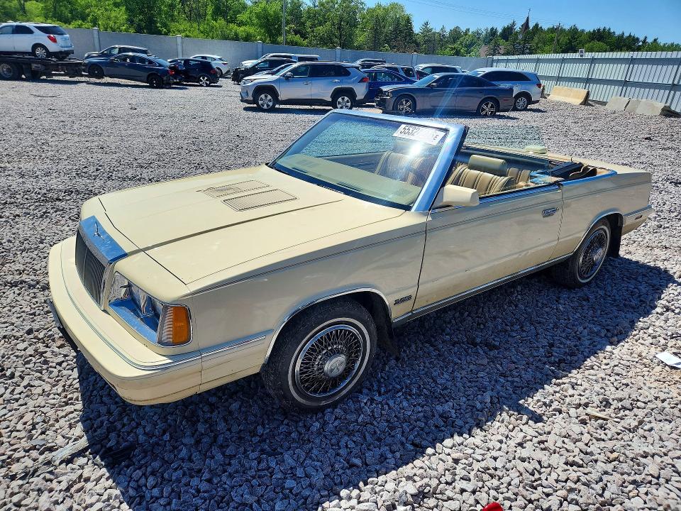 Aukcja sprzedaży 1986 Chrysler Lebaron, vin: 1C3BC55E6GG118562, numer aukcji: 55324216