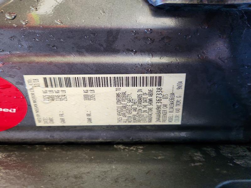 52226766 :رقم المزاد ، 1N4AA6AV9KC367338 vin ، 2019 Nissan Maxima مزاد بيع