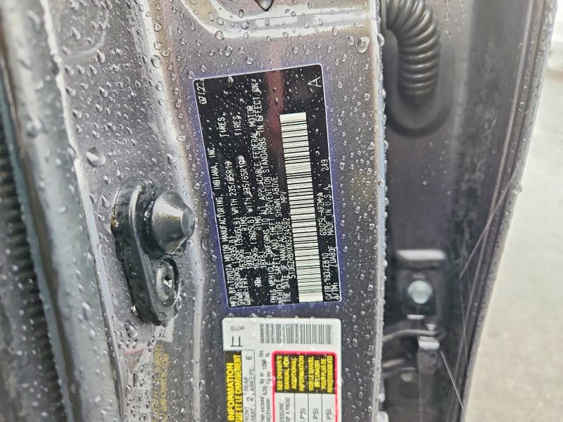 54287786 :رقم المزاد ، 5TDGZRBHXNS234582 vin ، 2022 Toyota Highlander مزاد بيع