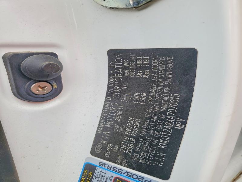 Aukcja sprzedaży 2010 Kia Soul, vin: KNDJT2A2XA7070315, numer aukcji: 52040886